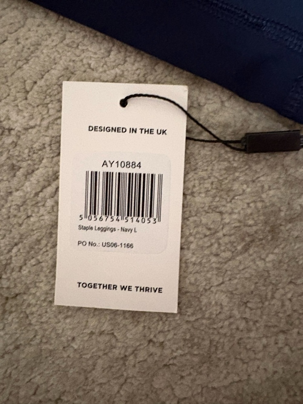 AYBL Navy Staple Leggings - Picture 6 of 7